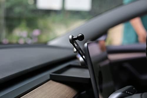 Revolutionary Tesla Phone Mount for Model 3 & Model Y – Automatic Gravity Grip Holder with Foldable Design for Ultimate Convenience – 2024 Tesla Accessory for Seamless Smartphone Integration and Enhanced Driving Safety