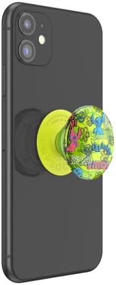 Stylish Lilo & Stitch Pop Socket Grip with Kickstand – Versatile One-Handed Phone Holder for Seamless Use and Enhanced Compatibility across Devices – Effortless Style and Functionality in a Durable Accessory for i Phone, Samsung, and More – Perfect for Wireless Charging and Swappable Designs – Ideal Anti-Drop Solution for Everyday Convenience