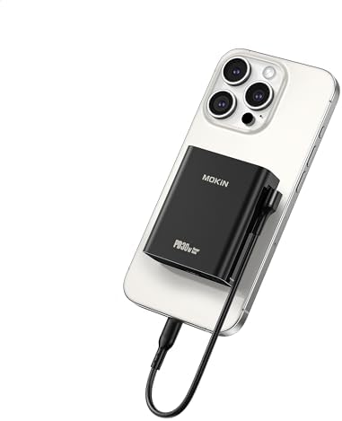 MOKi N 30 W Fast Charging Portable Power Bank – 10,000 m Ah Battery Charger with USB C PD3.0 & QC4.0, Digital Display, Dual Ports for i Phone 15/14/13 & Samsung – Ultimate Travel Companion for Rapid Device Charging
