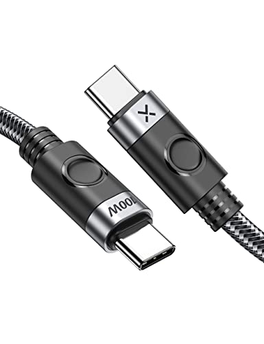 High-Powered 100 W USB C to USB C Charging Cable – i Dsonix 20 V/5 A Fast Charge Cord, 1.6 ft Length for Mac Book, i Pad Pro, and Samsung Galaxy Devices – Ultimate Compatibility and Rapid Data Transfer Solution