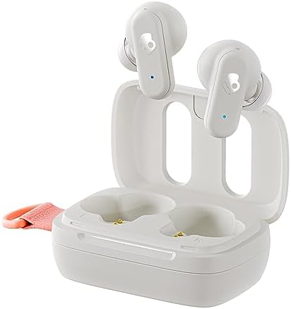 Skullcandy Dime 3 True Wireless Earbuds – Bluetooth Headphones with Noise-Isolating Fit, 20-Hour Battery Life & Integrated Microphone for Seamless Calls – Lightweight Design with Convenient Lanyard for Easy Carry – Compatible with i Phone & Android Devices