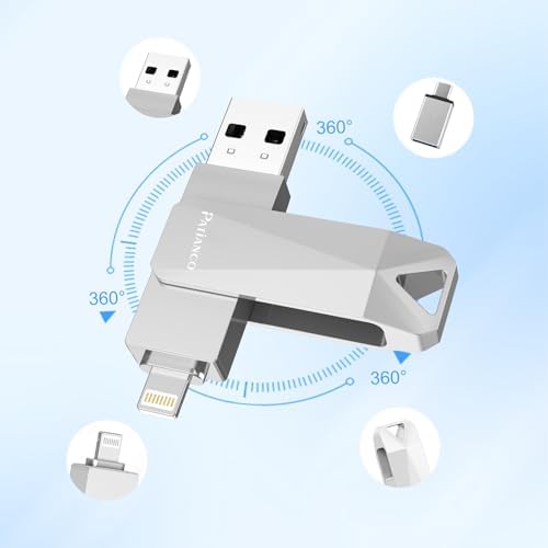 Revolutionize Your Data Storage with the 512 GB MFi Certified USB Flash Drive for i Phone – Stylish Photo Stick for Seamless Backup and High-Speed Transfers, Perfect for i Pad, i Phone, and Computer Users on the Go!