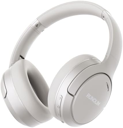 RUNOLIM Wireless Over-Ear Noise Cancelling Headphones – 70-Hour Playtime, Superior Hi-Fi Sound with Rich Bass, Foldable & Portable Design, Built-In Microphone for Easy Calls – Ideal for Home, Travel, and Office Use