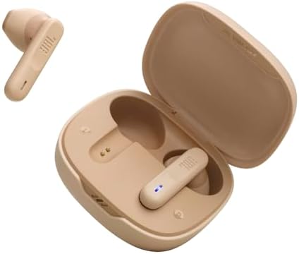 JBL Vibe Flex True Wireless Earbuds – Premium Bluetooth Earphones with Powerful Deep Bass, IP54 Water & Dust Resistance, Extended Battery Life, Hands-Free Voice Assistant Functionality, Comfortable Open-Ear Design in Elegant Beige – Perfect for Music Lovers and Active Lifestyles