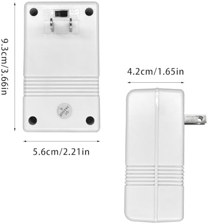 Compact 50 W Dual Voltage Converter for Global Travelers – Step-Up & Step-Down Power Adapter for Safe Use of 110 V/120 V to 220 V/240 V Electronics – Fast Charging, Lightweight Design with Universal Compatibility – Essential Flylin Accessory for Effortless International Device Management