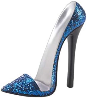 Sparkle Blue Shoe-Shaped Phone Holder – Chic and Functional Desk Accessory for Effortless Smartphone Access, Ideal for Stylish Home Décor and Organized Workspaces, Compatible with All Devices, Perfect for Enhancing Usability and Reducing Clutter