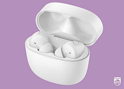 Philips T2206 True Wireless Earbuds – Compact Charging Case, IPX4 Water-Resistant Design, Enhanced Audio Mobility for Active Lifestyles, Rapid Pairing Technology, Secure Fit for Music Lovers and Fitness Enthusiasts
