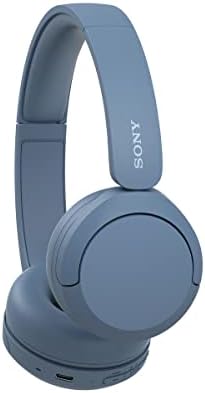 Sony WH-CH520 Bluetooth On-Ear Headphones – Superior 50-Hour Battery Life with Rapid Charge Technology for Endless Listening, Ultra-Lightweight with Comfortable Fit, Integrated Hands-Free Mic for Calls – Premium Audio Performance for Music and Meetings