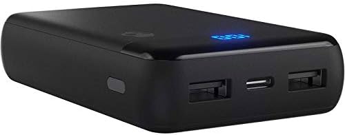 Skullcandy Stash Fuel 10,000 m Ah Ultra-Fast Charging Power Bank – Lightweight, Travel-Ready Portable Charger for i Phone, Android & USB Devices – Sleek Black Design for Maximum Versatility and Connectivity