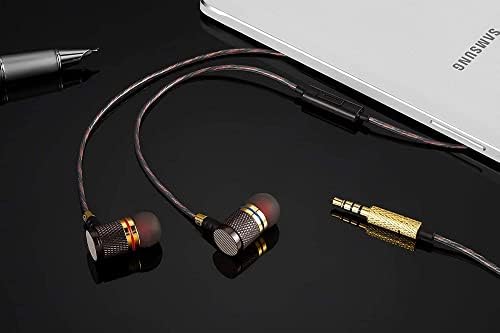 Elevate Your Audio Experience with Betron YSM1000 Wired Earphones – Noise Isolating Earbuds with Tangle-Free Cable and 3.5 mm Jack Compatibility for i Phone and More – Lightweight Comfort for Extended Use and Unmatched Sound Quality