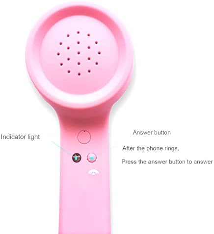 Vintage-Style Wireless Bluetooth Headset: Retro Phone Handset with Built-In Mic for Clear Calls & Music | Comfortable Design for i Phone & Android | Enhance Your Audio Experience with Radiation Reduction & Seamless Connectivity