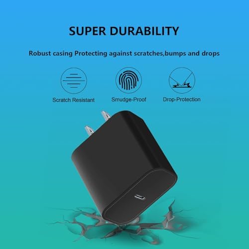 20 W USB C Fast Charging Block 3-Pack for Apple Devices – Compact Wall Adapter for i Phone 11-16, Apple Watch & i Pad – Sleek Purple Design for Enhanced Portability and Efficiency – Universal Compatibility for Optimal Performance