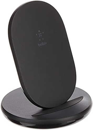 Belkin Dual-Pack 15 W Fast Charging Wireless Charging Stand – Qi-Certified Dock for i Phone, Galaxy, Pixel & More – Effortless Charging for Video Streaming & Music Calls – Sleek Black Design for Home & Office Use
