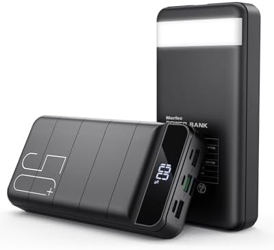 High-Capacity 50000 m Ah Portable Power Bank with Fast Charging 22.5 W – Multi-Device USB-C Battery Pack for i Phone, Samsung Galaxy & More – Ultimate Reliability for On-the-Go Charging