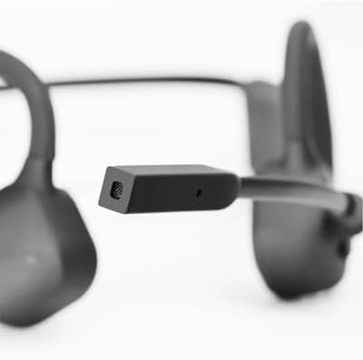 Next-Gen Bluetooth 5.0 Open Ear Wireless Headphones with Superior Noise-Cancelling Mic – IPX4 Waterproof Earbuds Perfect for Professionals and Active Lifestyles – Dual Device Pairing for Effortless Connectivity and Crystal-Clear Communication