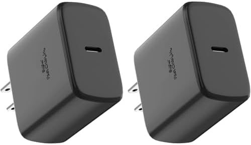 Samsung USB C 45 W PD Fast Charger – Dual Pack Quick Charge Block for Galaxy S25/S24/S23/S22/Z Fold – High-Speed Wall Adapter for Ultimate Device Compatibility and Portability
