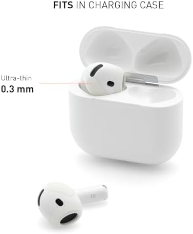 Ultra-Thin Hydrocolloid Grip Stickers for Air Pods 4 – Premium Anti-Slip Adhesive for Active Lifestyles, 25 Unique Designs for Personalization, Seamless Charging Case Fit, Enhances Comfort and Stability During Workouts and Everyday Use