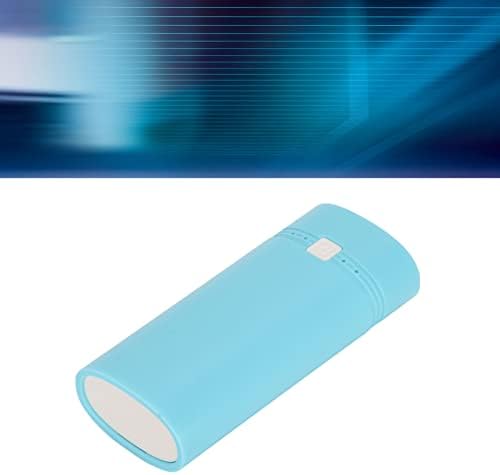 Portable Dual 18650 Battery Power Bank Shell – Universal DIY USB Charger for Smartphones & Tablets in Stylish Blue – Fast Charging Solution for On-the-Go Power Needs – Customizable Emergency Charger for Ultimate Convenience and Compatibility