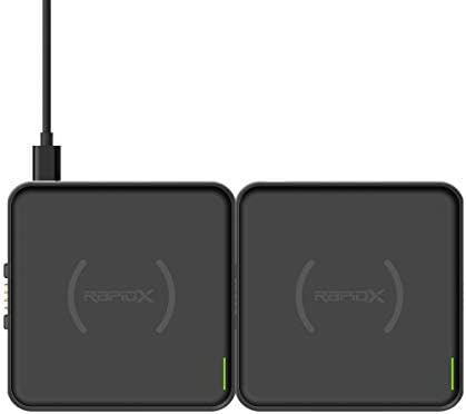 Modula5 Wireless Charging Pod for Smartwatches – RX-MP02 B | Rapid Qi-Enabled Charger for Apple Watch & Multi-Device Compatibility | Sleek, Portable Design with LED Indicators for Effortless Charging Experience