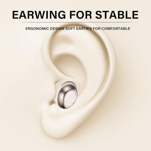 Ultimate Sleep Solutions: 2025 Bluetooth 5.4 True Wireless Earbuds for Side Sleepers – 53 Hours of Hi-Fi Sound, Advanced 3 D Noise Cancellation, IP7 Waterproof, Quick USB-C Charging – Experience Restful Nights and Unmatched Comfort Anytime, Anywhere