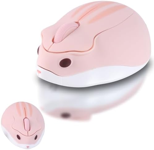 Whimsical Wireless Hamster-Shaped Mouse for Laptops and PCs – Silent 3-Button Ergonomic Design with Random Color Cable Clip – Perfect Portable Accessory for Animal Lovers and Productivity Seekers Whimsical Wireless Hamster-Shaped Mouse for Laptops and PCs – Silent 3-Button Ergonomic Design with Random Color Cable Clip – Perfect Portable Accessory for Animal Lovers and Productivity Seekers