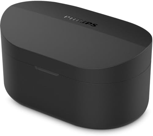 Philips TAT3519 Premium True Wireless Earbuds – Bluetooth 5.3 Noise-Canceling Headphones with Deep Bass, 24-Hour Battery, and Crystal-Clear Call Quality – Ideal for Audiophiles and Active Lifestyles with Fast Charging and IPX4 Water Resistance