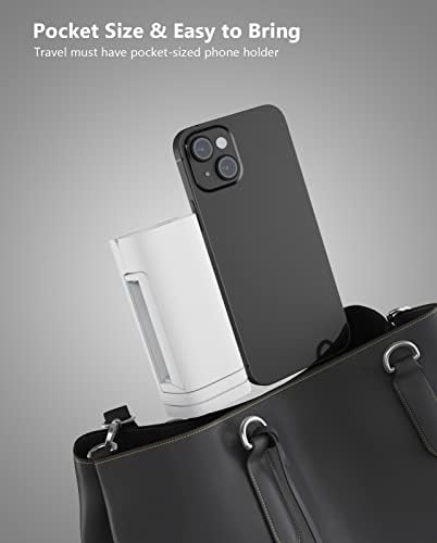 Mii KARE Universal Airplane Phone Holder – Innovative 360-Degree Rotating Smartphone Mount for Ultimate In-Flight Entertainment, Lightweight and Durable Travel Companion for Effortless Viewing on Tray Tables, Perfect for Long Flights and Quick Getaways
