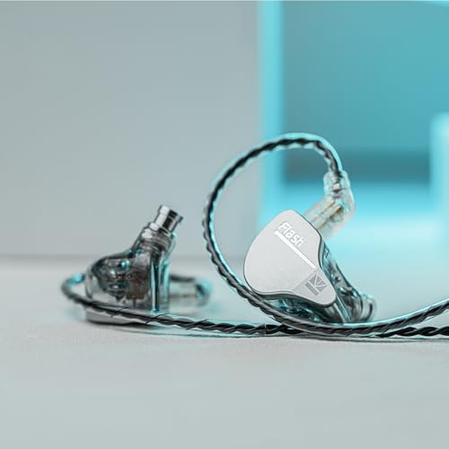 Transform Your Sound Journey with keephifi KBEAR Flash Hi-Fi Earphones – Premium Dual Driver Hybrid In-Ear Monitors in Stunning CNC Aluminum Alloy, Featuring Detachable 2 PIN-C Cable for Customization and Ergonomic Comfort for Extended Listening Sessions (Purple, Without Mic)