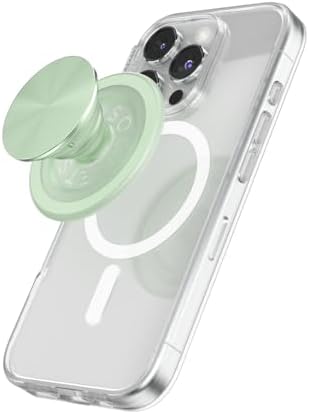 Stylish Dusty Rose Magnetic Phone Grip & Stand for i Phone Mag Safe – Secure Pop Socket with Kickstand for Effortless Hands-Free Viewing and Seamless Wireless Charging – Enhance Your Mobile Experience with Chic Functionality and Personalization Options