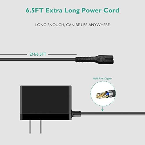 Efficient 9 V AC Adapter for Voweek Electric Spin Scrubber – Reliable Replacement Charger Compatible with LABIGO LA1 Pro KS-2619 & VWS211 Models – Ultimate Power Source for Enhanced Cleaning Performance and Convenience