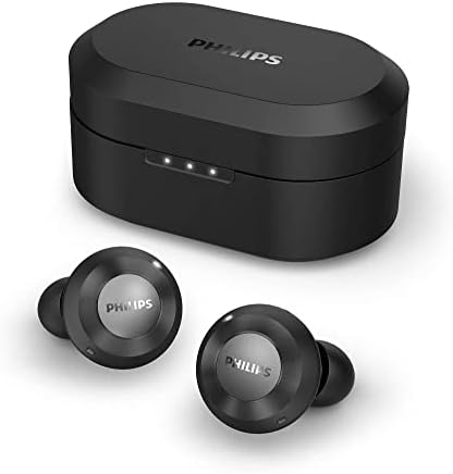 Philips T8505 True Wireless Earbuds – Premium Hybrid Active Noise Canceling (ANC) with Bluetooth 5.0 Connectivity, IPX4 Water-Resistant Design, Voice Assistant Functionality, App-Controlled Customization, and USB/Wireless Charging Case for Ultimate Convenience and Comfort