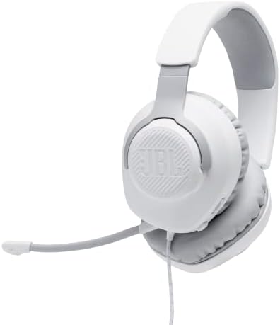 JBL Quantum 100 Wired Over-Ear Gaming Headphones – Unleash Immersive Audio with Detachable Microphone for Ultimate Game Play – Lightweight Comfort Perfect for Long Sessions on All Gaming Platforms