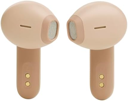 JBL Vibe Flex True Wireless Earbuds – Premium Bluetooth Earphones with Powerful Deep Bass, IP54 Water & Dust Resistance, Extended Battery Life, Hands-Free Voice Assistant Functionality, Comfortable Open-Ear Design in Elegant Beige – Perfect for Music Lovers and Active Lifestyles