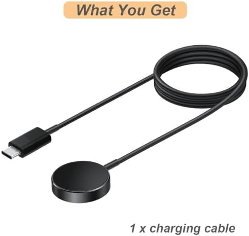 Fast Charging USB-C Charger for Samsung Galaxy Watch 7/6/5/Ultra – 3.3 ft Durable Cable for Optimal Performance and Enhanced Usability