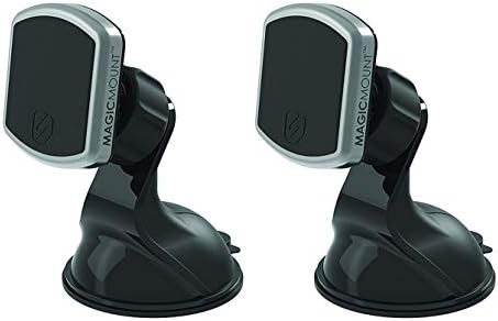Scosche MPTFM Magic Mount Pro – Premium Magnetic Car Phone Holder for i Phone & Android – Effortless Hands-Free Driving with 360° Adjustable Viewing – Strong Grip for Bumpy Roads – Sleek Flush Dashboard Design – Universal Compatibility for Enhanced Safety & Convenience