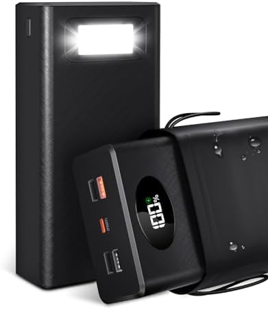 Ultimate 50000 m Ah Power Bank: High-Capacity Portable Charger with 22.5 W Fast Charging, 5 Output Ports, and 3 Input Options for Unmatched Device Compatibility and Performance on the Go