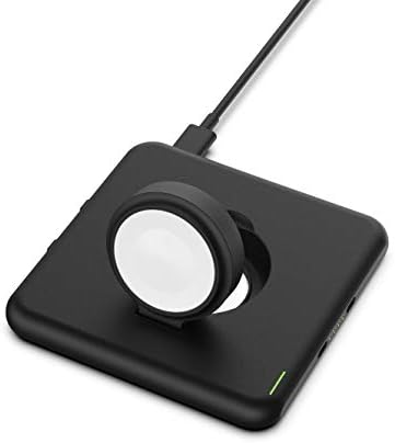 Modula5 Wireless Charging Pod for Smartwatches – RX-MP02 B | Rapid Qi-Enabled Charger for Apple Watch & Multi-Device Compatibility | Sleek, Portable Design with LED Indicators for Effortless Charging Experience