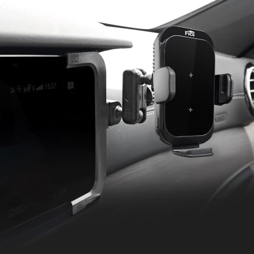 Custom-Fit FICS Car Phone Holder for Mercedes-Benz E-Class (W213) 2017-2023 & CLS (C257) 2019-2023 – Seamless Navigation Mount with 360-Degree Rotation for Enhanced Driving Experience – Premium Interior Accessory for Hands-Free Use and Optimal Device Display