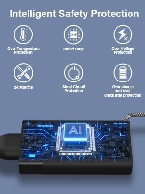 High-Performance 65 W USB-C Charger for HP Devices – Universal Compatibility for Elite Book, Chromebook, Spectre & Pro Book – Rapid Charging Power Adapter for Travel & Home Use – Reliable Laptop Power Solution with Enhanced Efficiency