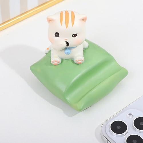 Desk Cell Phone Holder Stand Cute Animals Resin Smartphone Holder Bracket for Office Free You Hands Home Ornament – Enhanced Compatibility and Speed