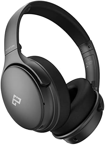 Unleash Your Audio Potential with INFURTURE Wireless Over-Ear Headphones – Advanced Active Noise Cancelling, Deep Bass Bluetooth Sound, 90-Hour Battery Life, Ultra-Low Latency for Gaming, and Luxurious Memory Foam for Ultimate Comfort and Extended Listening Sessions