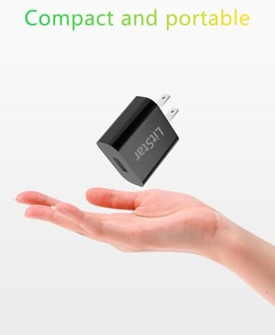 Universal 18 W USB Wall Charger – Compact Fast Charging Adapter for i Phone, i Pad, Samsung, LG, HTC – Travel-Ready Power Block with Enhanced Compatibility and Safety Features