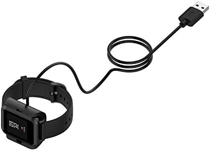 Maximize Your Amazfit Bip S Charging Potential: Ultimate Dual-Pack Charger Dock with 3.3 ft USB Cable – Fast, Durable Power Solution for Active Lifestyles (Model A1805) – Portable Design for Enhanced Flexibility and Seamless Compatibility