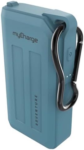 Ultimate Waterproof USB-C Power Bank – my Charge 6700 m Ah Rugged Portable Charger for Outdoor Adventures – Durable External Battery Pack for Camping, Hiking, and Travel – Stay Powered Anywhere!