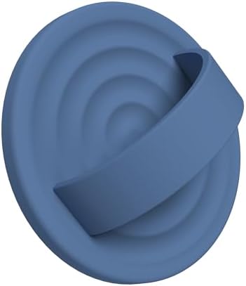 Upgraded Magnetic Phone Grip for i Phone: Premium Silicone Loop Holder with Mag Safe Compatibility – Ergonomic 360-Degree Stand, Non-Slip Design in Sleek Black for Enhanced Comfort and Secure Handling on i Phone 16/15/14/13/12 Pro Max/Plus