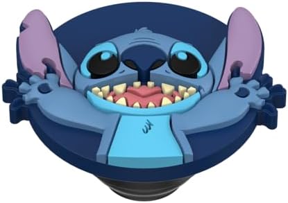 Stylish Lilo & Stitch Pop Socket Grip with Kickstand – Versatile One-Handed Phone Holder for Seamless Use and Enhanced Compatibility across Devices – Effortless Style and Functionality in a Durable Accessory for i Phone, Samsung, and More – Perfect for Wireless Charging and Swappable Designs – Ideal Anti-Drop Solution for Everyday Convenience