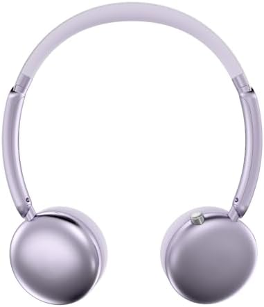 Discover the LORELEI Q60 Purple Wireless Bluetooth On-Ear Headphones – Unrivaled Comfort and Long-Lasting Performance with 40-Hour Battery Life, Enhanced Bass Mode, Built-In Microphone, and Lightweight Design for Effortless Connectivity and Ultimate Audio Enjoyment