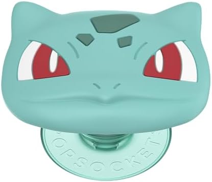 Mag Safe-Compatible Pop Socket Phone Grip Featuring Sleepy Bulbasaur – Secure Hands-Free Kickstand with Wireless Charging Support – Ideal Pokémon Accessory for Enhanced Device Handling and Viewing Experience