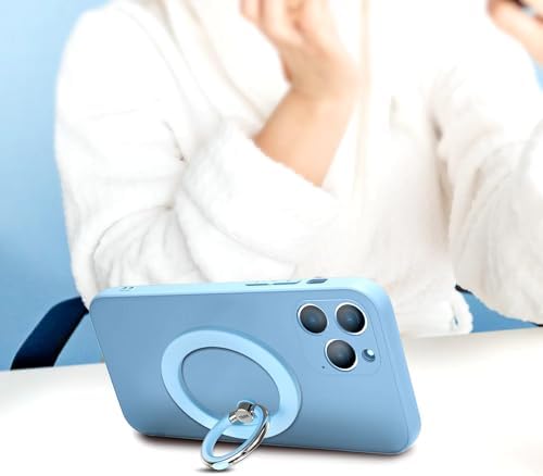 Tron Magnetic Ring Holder: Ultimate Mag Safe Grip for i Phone 16, 15 Pro, 14 Plus, 13, 12 Pro Max – One-Handed Convenience with Robust Magnetic Security – Sleek Black Design for Everyday Use – Lightweight & Effortless Installation for On-the-Go Lifestyle – Durable Smartphone Accessory for Enhanced Usability