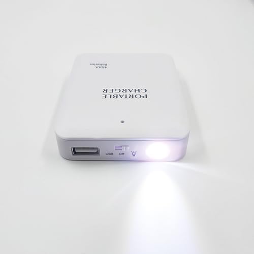 Portable Battery Operated Phone Charger with LED Indicator | Emergency USB Power Bank Powered by AA Batteries – 2 Pack for Ultimate Convenience and Versatility in Charging Solutions